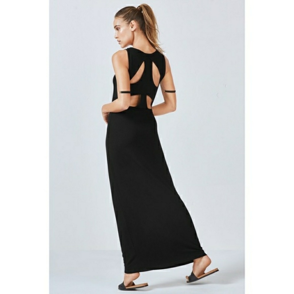 NWT Size Small Fabletics Claudia Maxi Dress Cutout